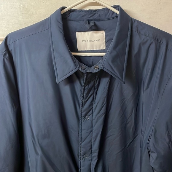 Everlane Lightweight Puffer snap front jacket men’s size XL - Picture 2 of 13